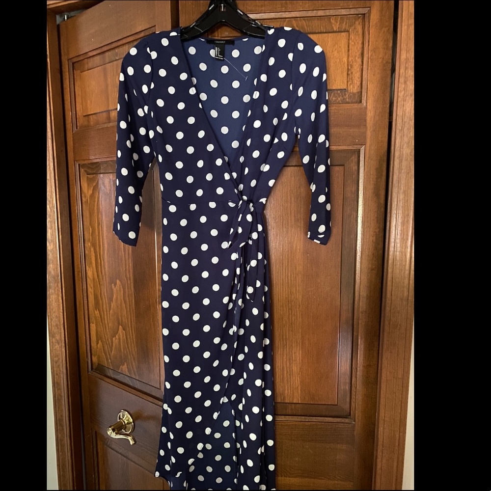 Polka Dot Wrap Dress